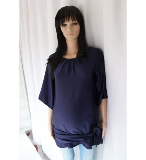 Blusa Nádia | Cor: azul marinho